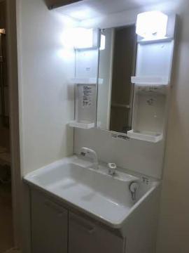 洗面設備　洗髪洗面化粧台