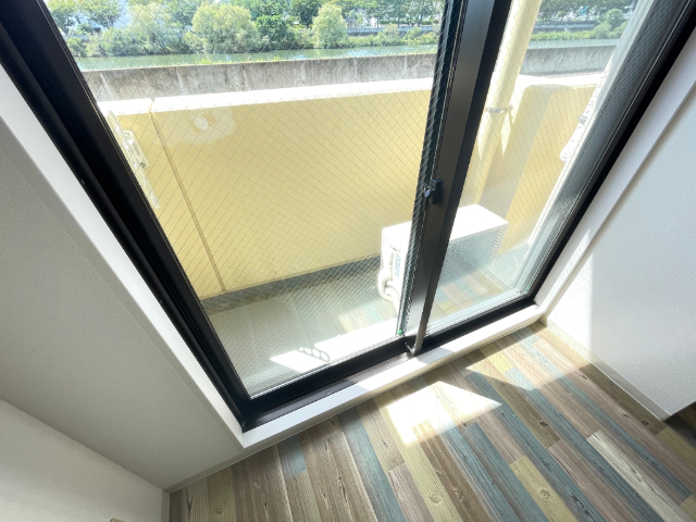 バルコニー　洗濯物が干せるベランダ。