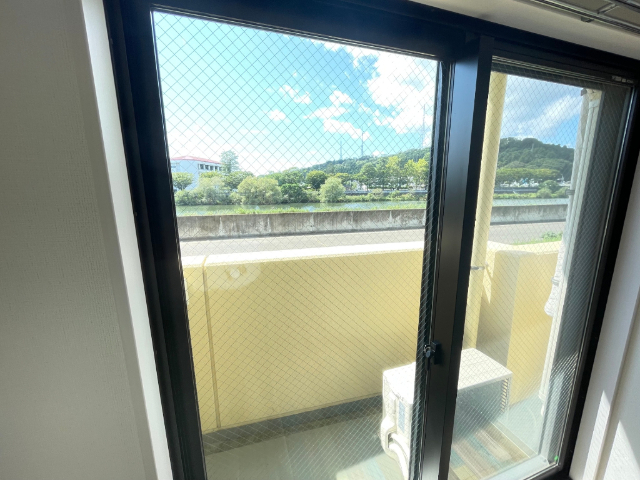 眺望　広瀬川が目の前です。