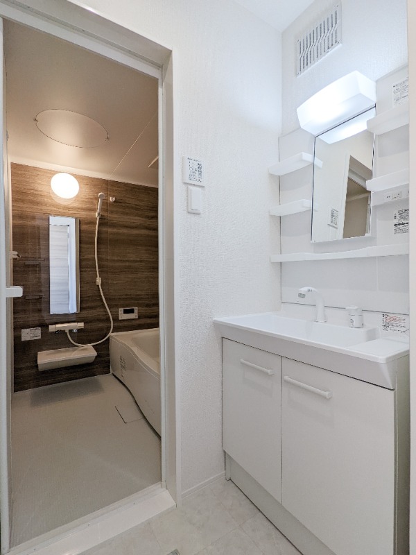 洗面設備　図面と現状に相違がある場合には現状を優先