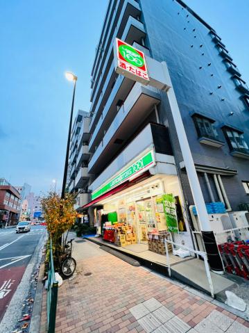 コンビニ　ローソンストア１００（コンビニ）まで408m