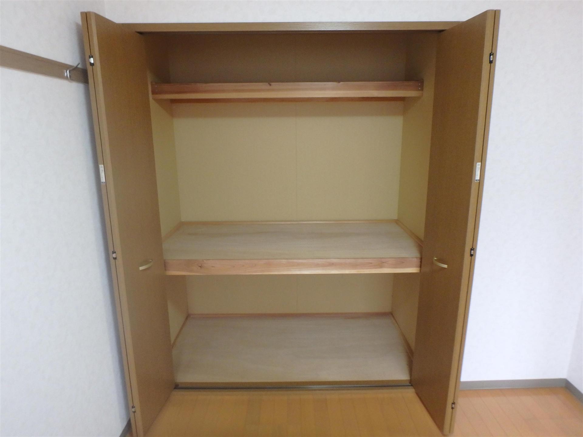 収納　仕切られているので大容量入り片付く収納です