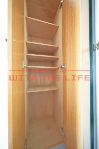 収納　十分な収納スペースがあります