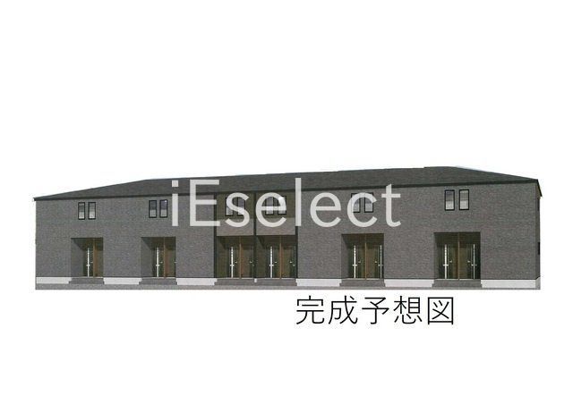 建物外観　２０２６年３月完成予定の新築♪経済的な都市ガスが利用可能！