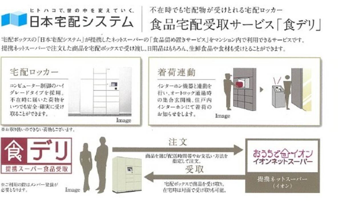 エントランス　宅配ボックス