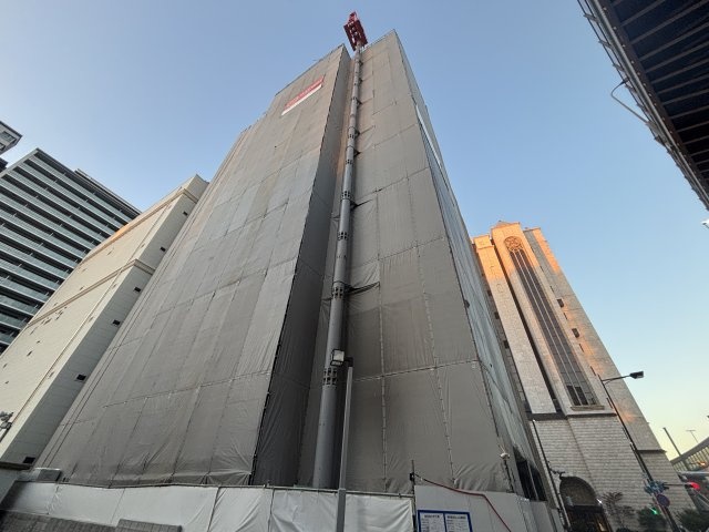 建物外観　建築中外観(1)