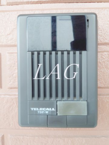 セキュリティ　モニター付きインターフォンです。