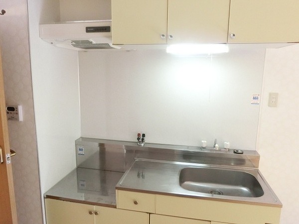 キッチン　ガスコンロ設置可！