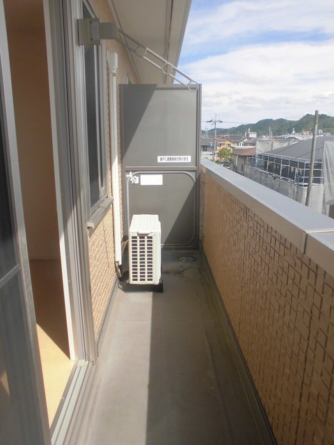 バルコニー　南西向き