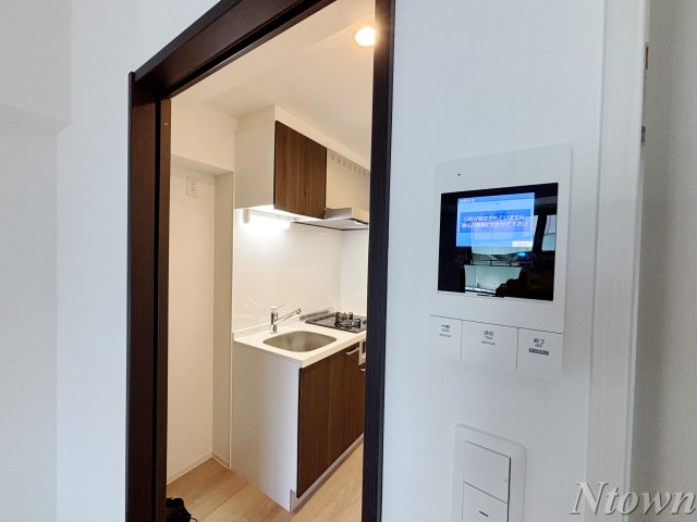 セキュリティ　モニター付きインターホンです