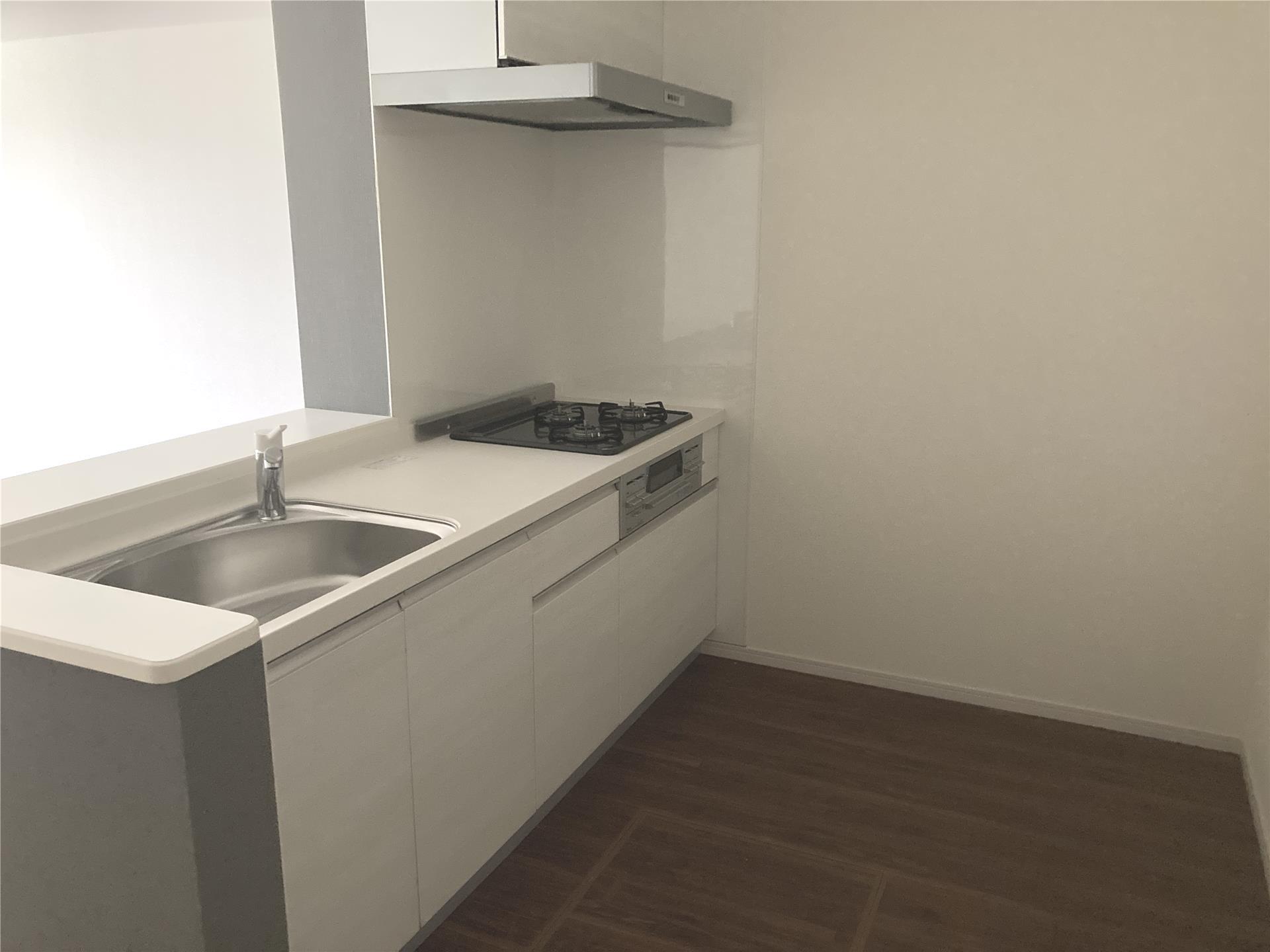 キッチン　新築時の写真となります。