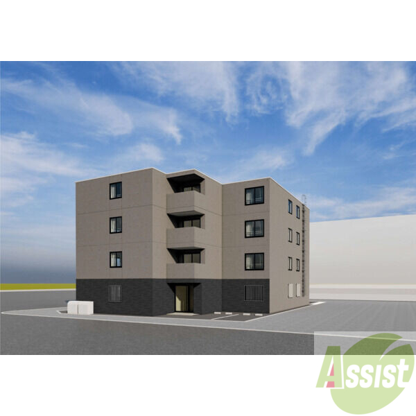 建物外観　外観予想パース　札幌市中央区北八「ＣｉｅｌＳｅｒｅｉｎ円山」