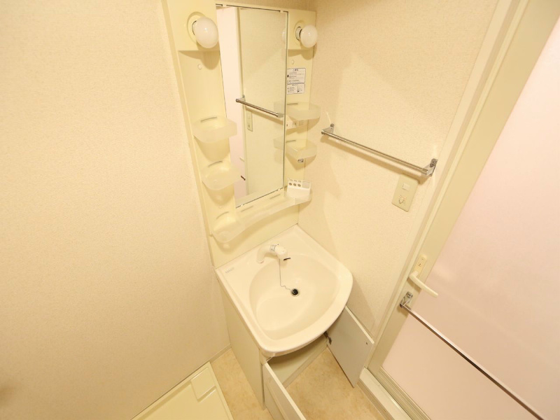 洗面設備　脱衣所　独立洗面台（シャンプードレッサー）　室内洗濯機置場