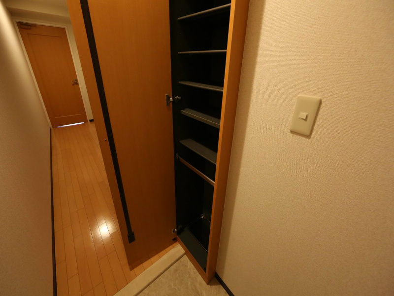 玄関　玄関　シューズボックス付