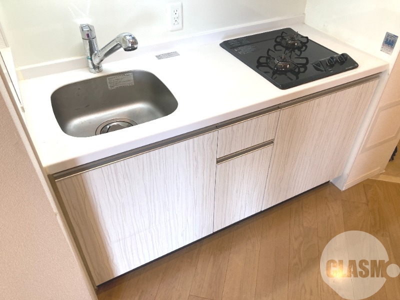 キッチン　２口コンロのシステムキッチン♪