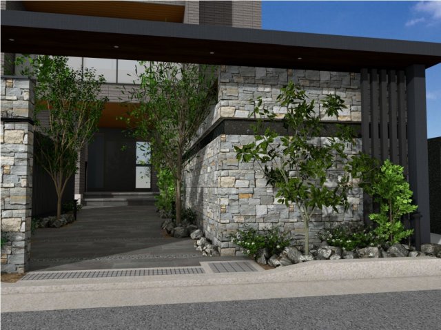 エントランス　完成パース