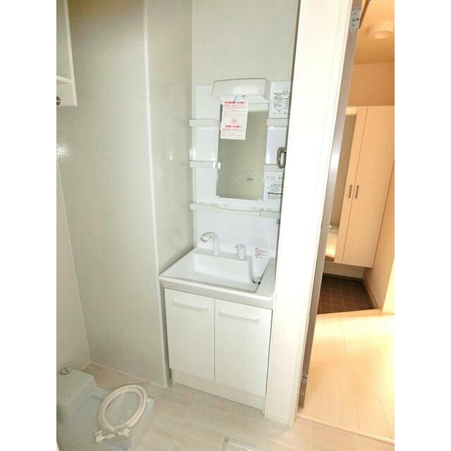 洗面設備　※302号室の写真になります。
