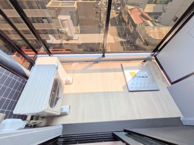 バルコニー　写真は同タイプ６０３号室のもの