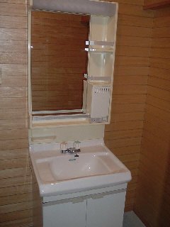 洗面設備　洗面所になります