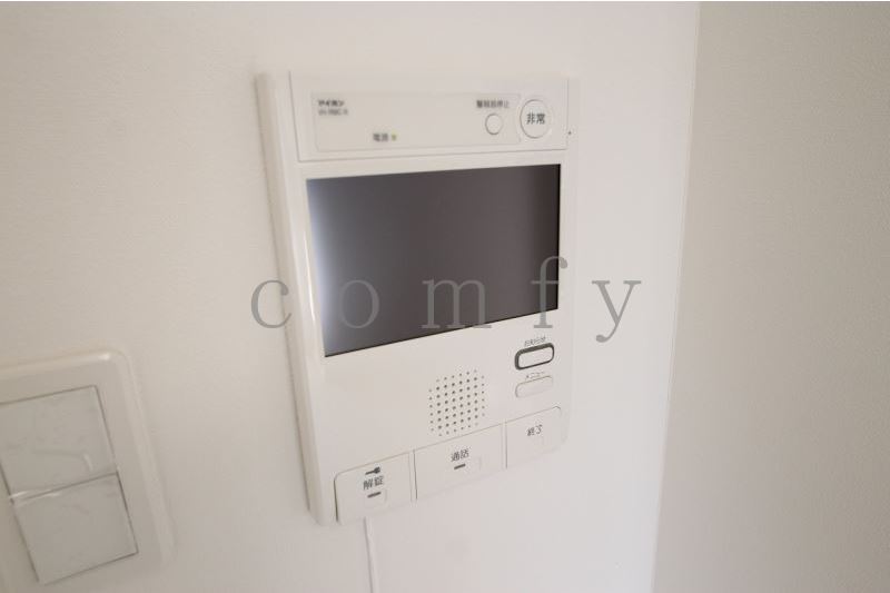 セキュリティ　モニター付きインターホン