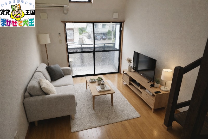 居室・リビング　家具・インテリアはＣＧです