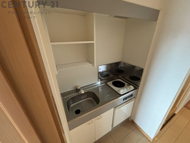 キッチン　ガスコンロ対応のキッチンです！