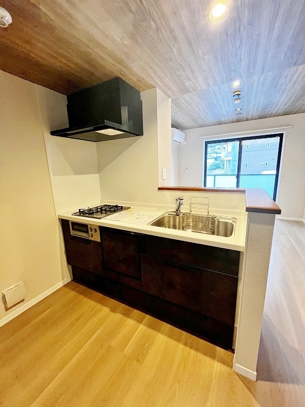 キッチン　★システムキッチングリル付き/2口コンロ★