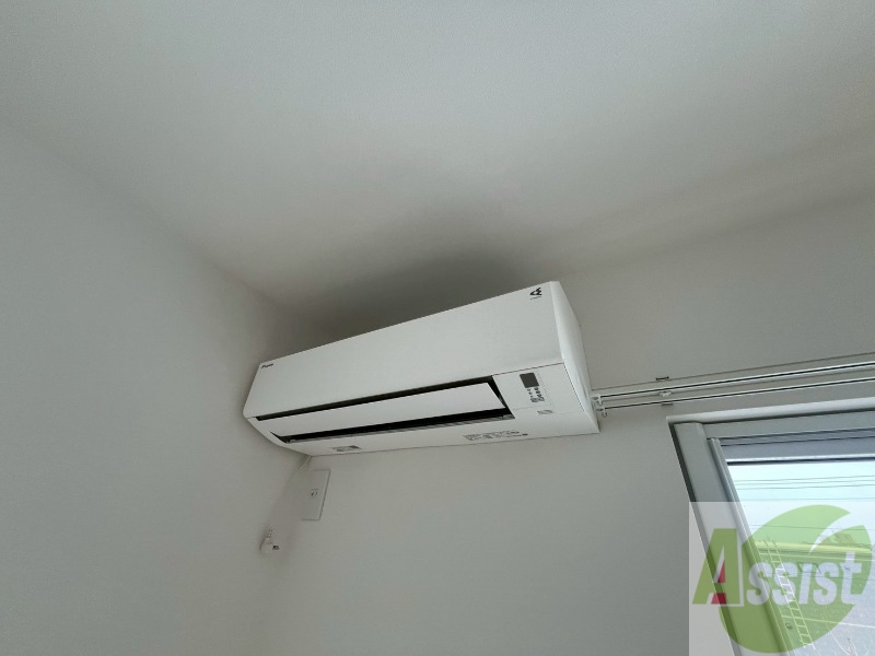 その他設備　エアコンが設置してありますので、寒暖対策もばっちり。