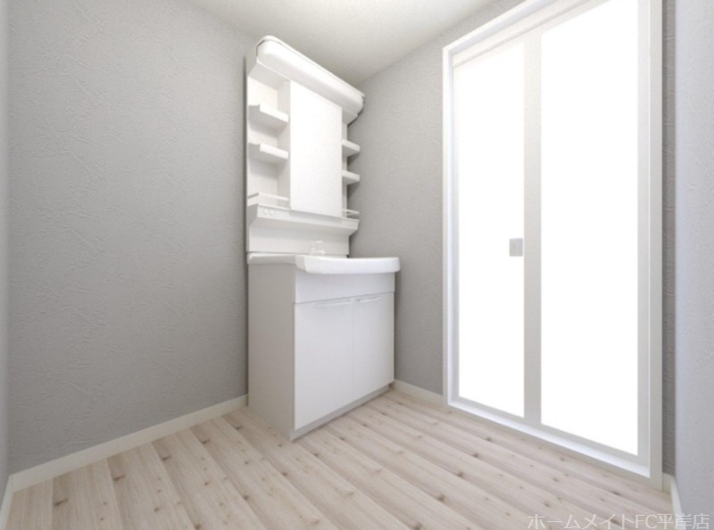 洗面設備　内装パース