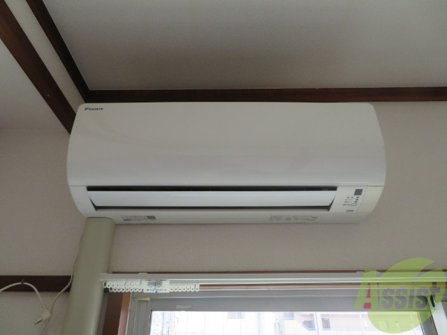 その他設備　エアコンが、付いているので夏も快適ですね。