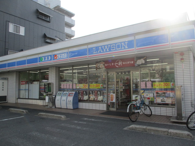 コンビニ　ローソン 天神ノ森店（コンビニ）まで386m