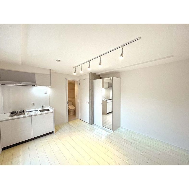 キッチン　おしゃれな２口ガス付きキッチン