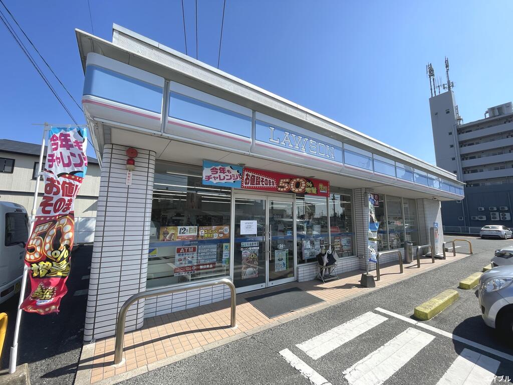 コンビニ　ローソン甘木駅前店（コンビニ）まで542m