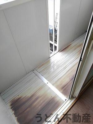 バルコニー　うどん県のお部屋探しはうどん不動産へ うどんちゃんとLINE