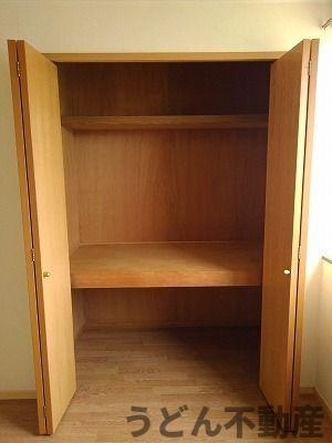 収納　うどん県のお部屋探しはうどん不動産へ うどんちゃんとLINE