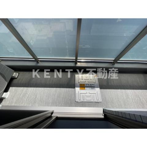 バルコニー　外からの目が気にならないバルコニーで洗濯物が干せます