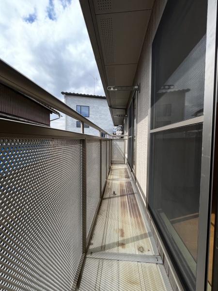 バルコニー　日当たりいいです！