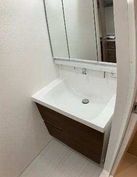 洗面設備　洗髪洗面化粧台