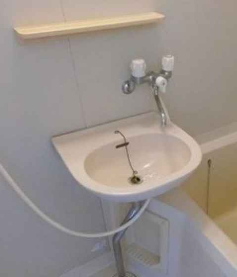 洗面設備　他号室のお写真です