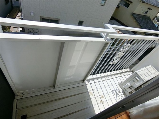 バルコニー　他号室のお写真です