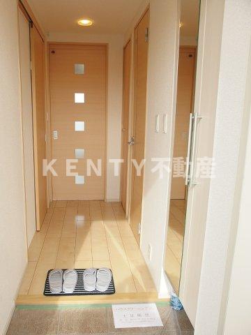 玄関　ゆったりとした玄関です