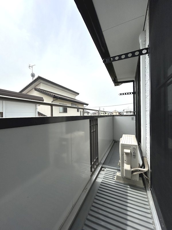 バルコニー　写真は201号室です（参考）