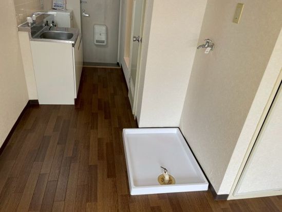 洗面設備　室内洗濯機置場