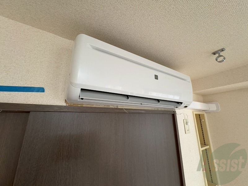 その他設備　エアコンが設置してありますので、寒暖対策もばっちり。