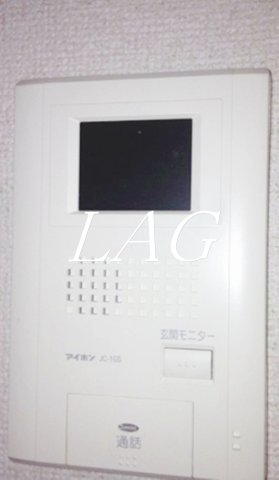 セキュリティ　モニター付きインターフォンです。