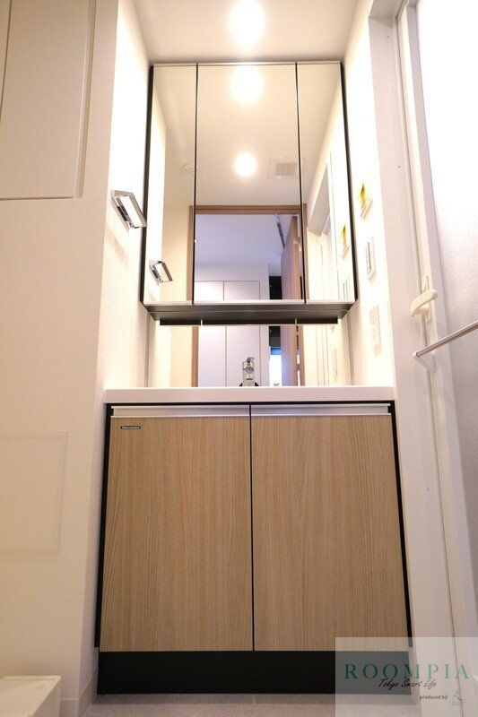 洗面設備　※同タイプの別のお部屋です。