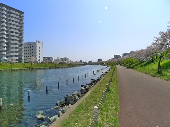 公園　旧中川（公園）まで500m