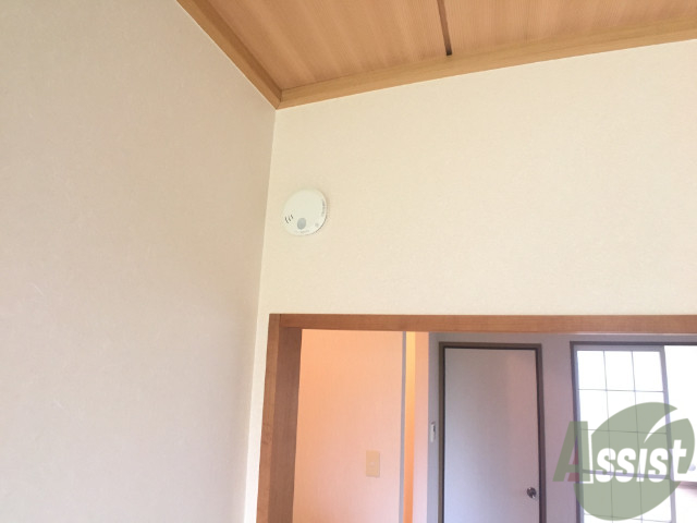その他設備　火災報知器が設置してあります。いざという時役立ちますね。