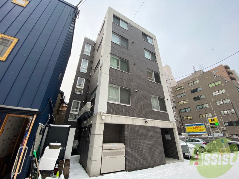 建物外観　札幌市中央区南二条東「Ｂフラット創成川公園」