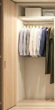 収納　モデルルーム（家具家電はございません）